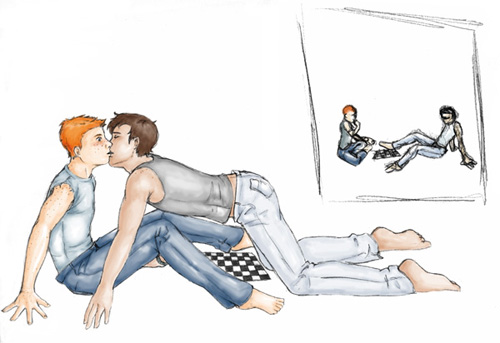 Alex Kent and Julian Luthor